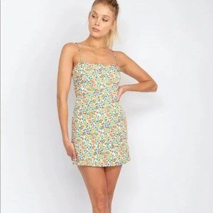 RESA - Floral Silk Mini Dress (Brand new, with tags, never worn) - Size XS